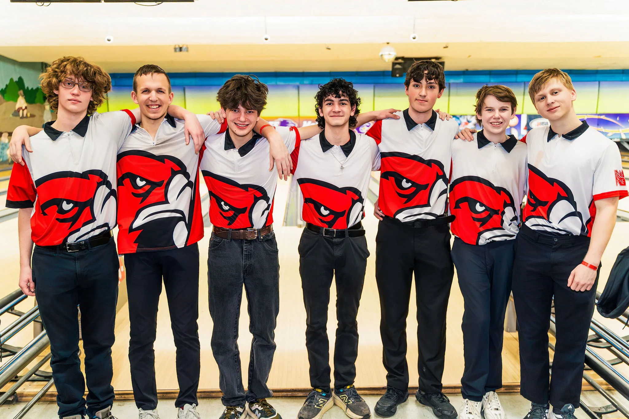 NCHS boys varsity bowling team